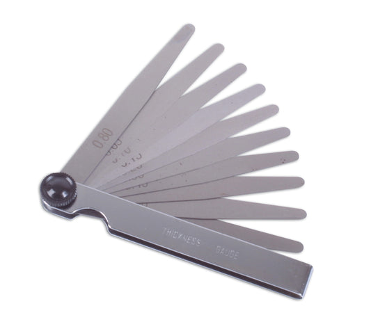 Laser Tools Metric Feeler Gauge - 10 Blades 0869