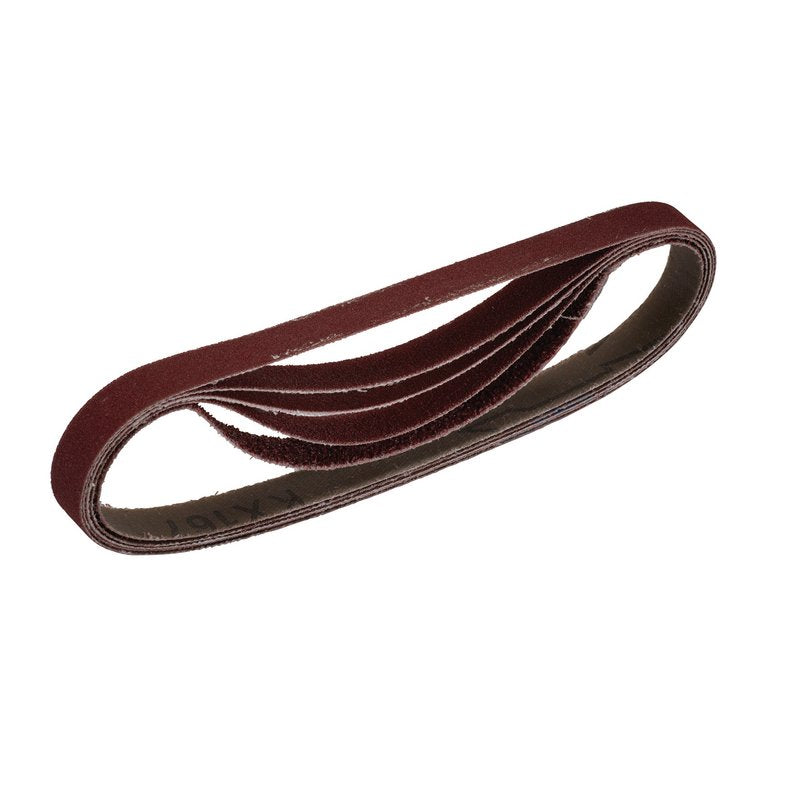 Draper Cloth Sanding Belt 13 x 457mm Assorted Grit 5 Pack 08693