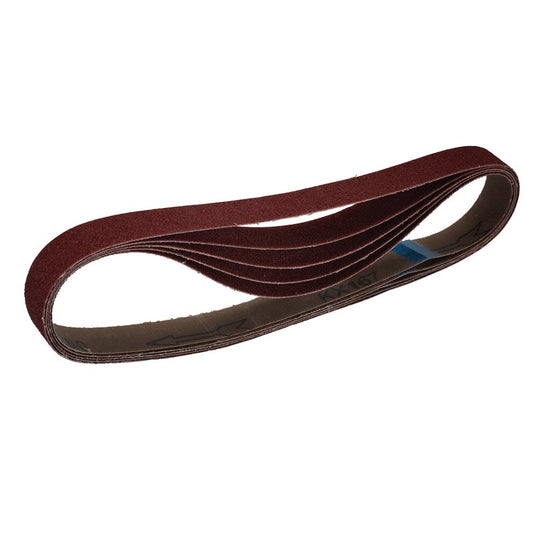 Draper Cloth Sanding Belt 25 x 762mm 80 Grit 5 Pack 08695