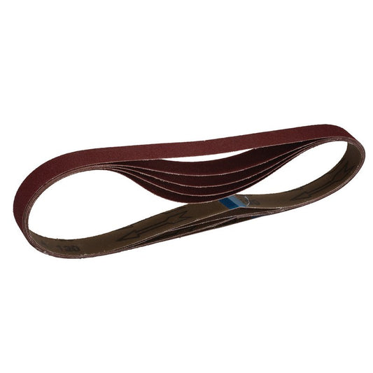 Draper Cloth Sanding Belt 25 x 762mm 120 Grit 5 Pack 08698