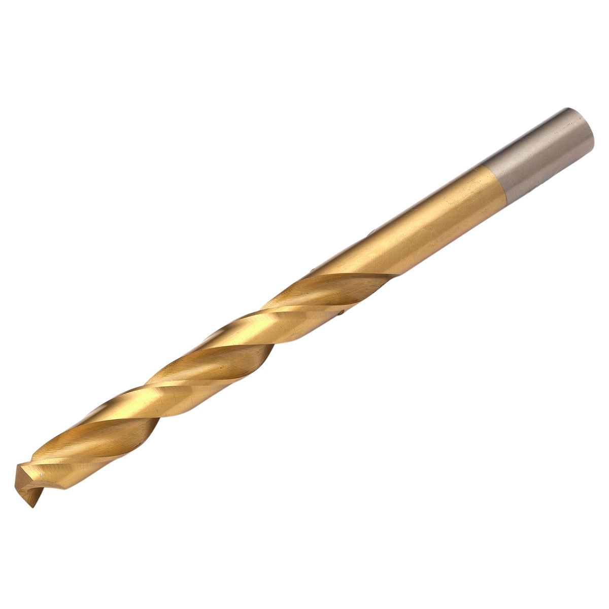 HSS Titanium Nitride Coated Drill Bit 10mm x 133mm For Steel Wood Plastic 08880