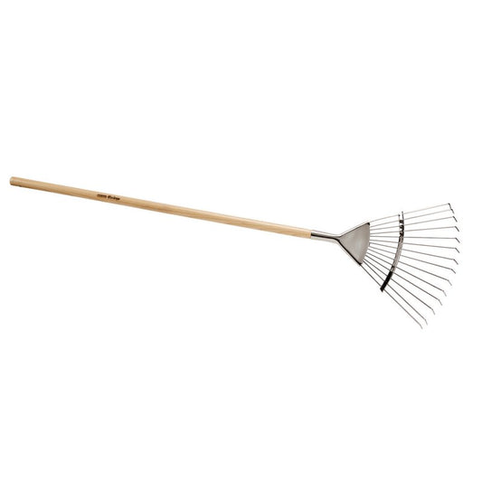 Draper Heritage Junior Stainless Steel Lawn Rake solid ash handle 08975