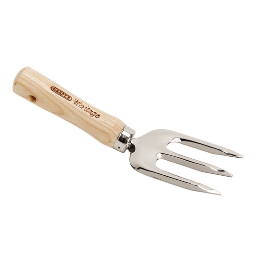 Draper Heritage Junior Stainless Steel Weeding Fork Solid Ash & Stainless 08977