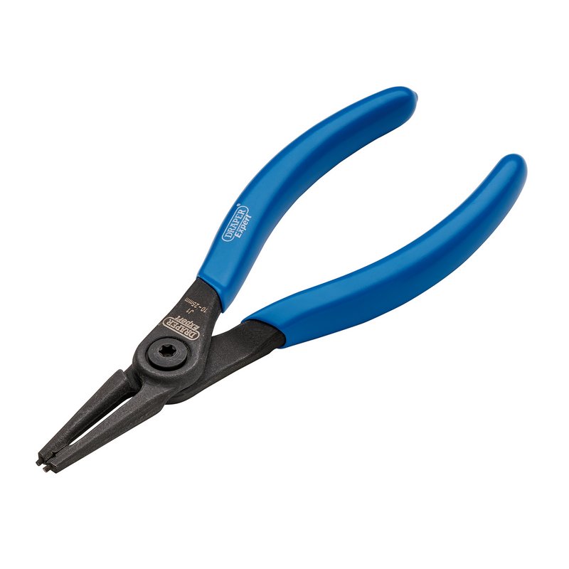 Draper Expert J1 Straight Tip Internal Circlip Pliers 140mm Cap 10-25mm 09016