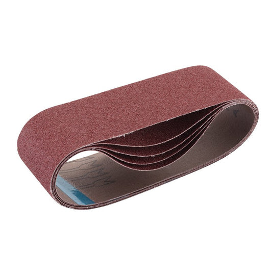 Draper Cloth Sanding Belt 75 x 533mm 80 Grit 5 Pack 09239
