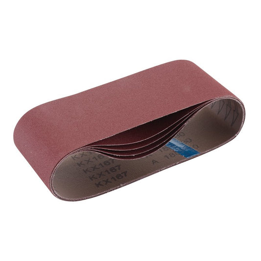 Draper Cloth Sanding Belt 100 x 610mm 180 Grit 5 Pack 09257