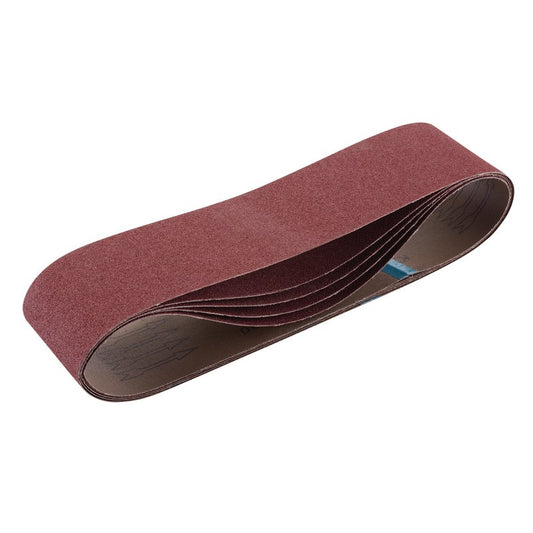 Draper Cloth Sanding Belt 100 x 915mm 80 Grit 5 Pack 09264