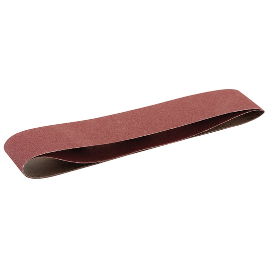 Draper Cloth Sanding Belt 100 x 1220mm 80 Grit Pack of 2 Aluminium Oxide 09275