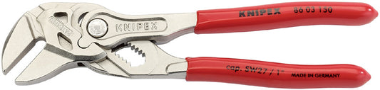 Knipex Pliers Wrench 150mm Cam Action Jaws Plastic Coated Handles 86 03 150 SB