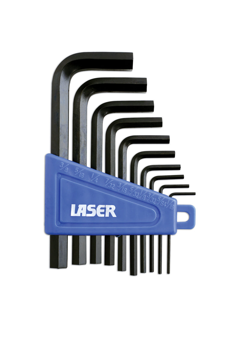 Laser Tools Imperial Hex Key Set 10pc 0951