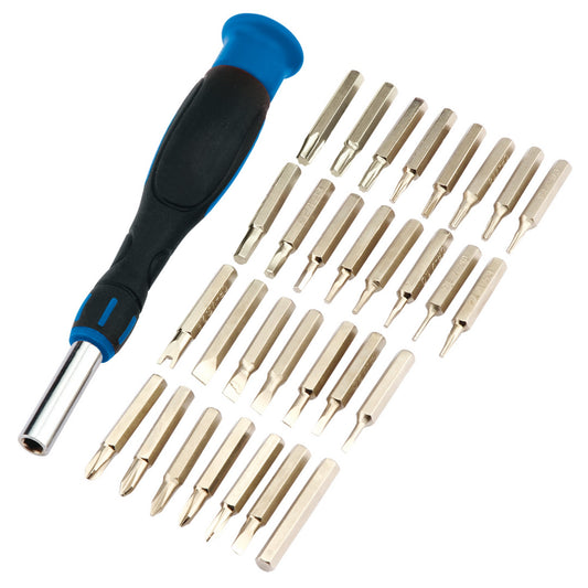 ****Draper Soft Grip Precision Screwdriver & Bit Set 31 Piece 09550
