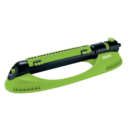 Draper Oscillating Sprinkler with 15-21 Jets watering an area of 210m² 09690