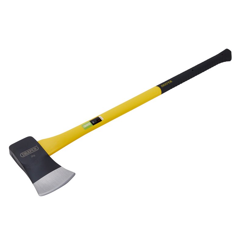 Draper Felling Axe with Fibreglass Shaft 2kg Length 860mm 09943