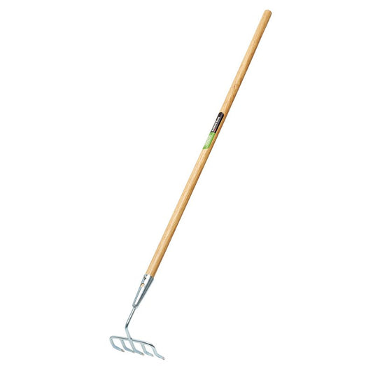 Draper Long Handled Steel Narrow Rake Length 1.2m Tine length 100mm 09985