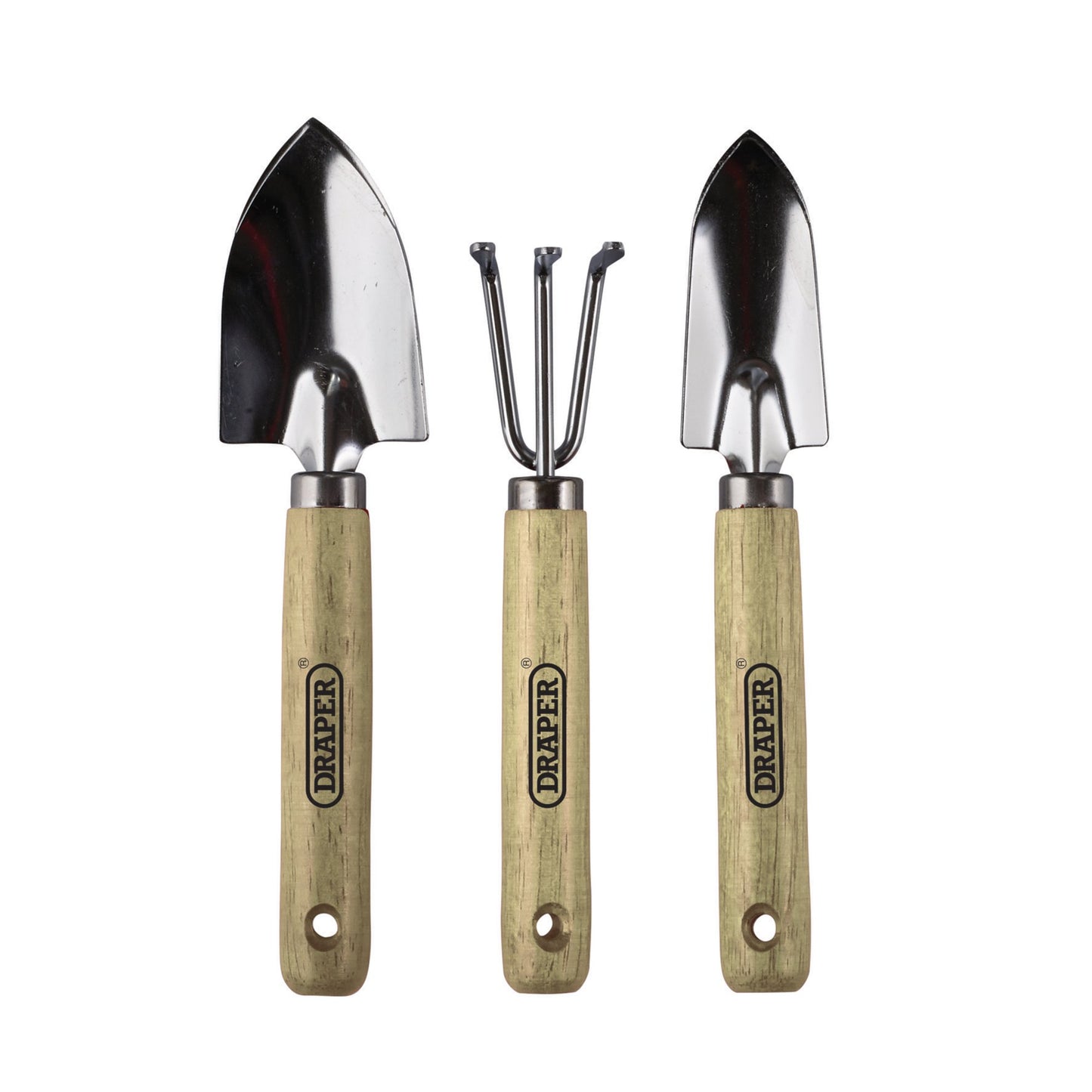 Draper Mini Garden Tool Set 3 Piece Trowel Transplanting Trowel Cultivator 10086