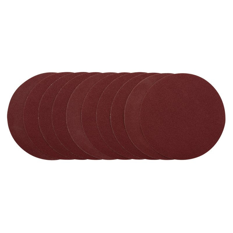 Draper Sanding Discs 200mm 80 Grit 10 Pack 10232