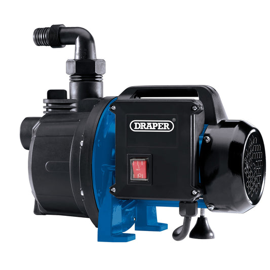 Draper 230V Surface Mounted Water Pump 76L/min 1100W Weight 8.6kg 10461
