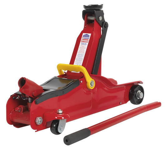 Sealey Trolley Jack 2 Tonne Low Profile Short Chassis 1050CXLE