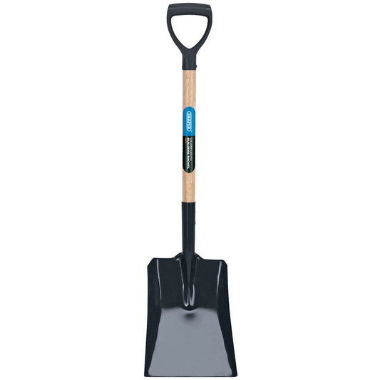 Draper Carbon Steel Square Mouth Builders Shovel with Hardwood Shaft 10904