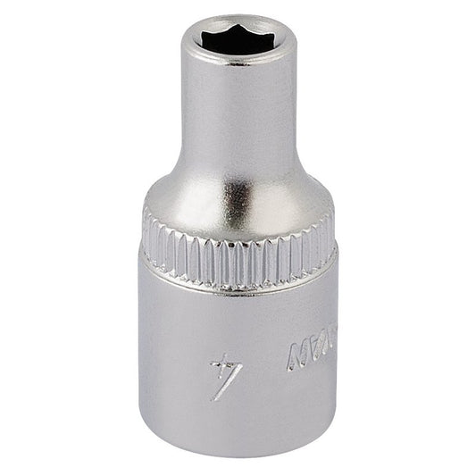 Elora 4mm Hexagon Socket 1/4"D Metric Standard Length Chrome Plated 11091