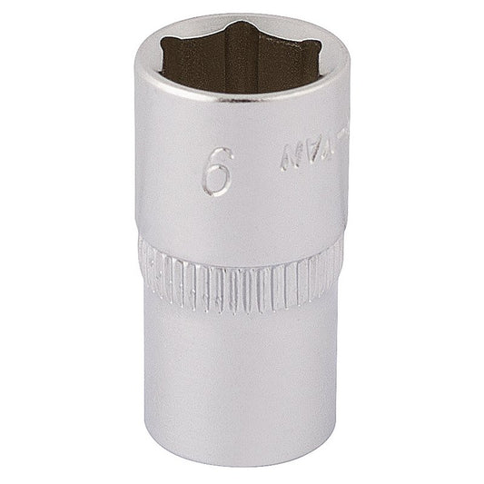 Elora 9mm Hexagon Socket 1/4"D Metric Standard Length Chrome Plated 11098