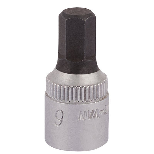 Elora 6mm Hexagon Screwdriver Hex Socket 1/4"D hardened tempered 11127