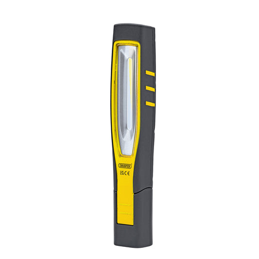 Draper COB SMD LED Rechargeable Inspection Lamp 10W 1,000 Lumens Yellow 11767