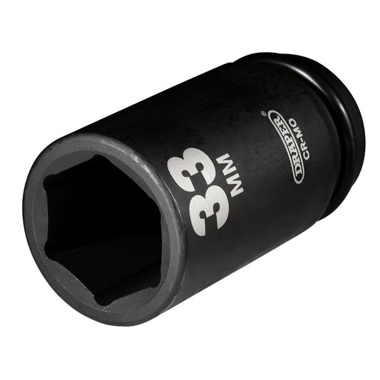 Draper 33mm 3/4"D Deep Impact Socket 6 Point Metric Hi-TORQ 11899
