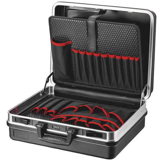KNIPEX LE Tool Case Basic Empty 21 Tool Pockets ABS Material Black 00 21 05