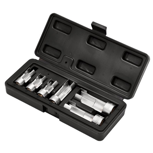 Draper Temperature Sensor Socket Set 1/2" and 3/8"D 6 Pc Thermo Switches 12401