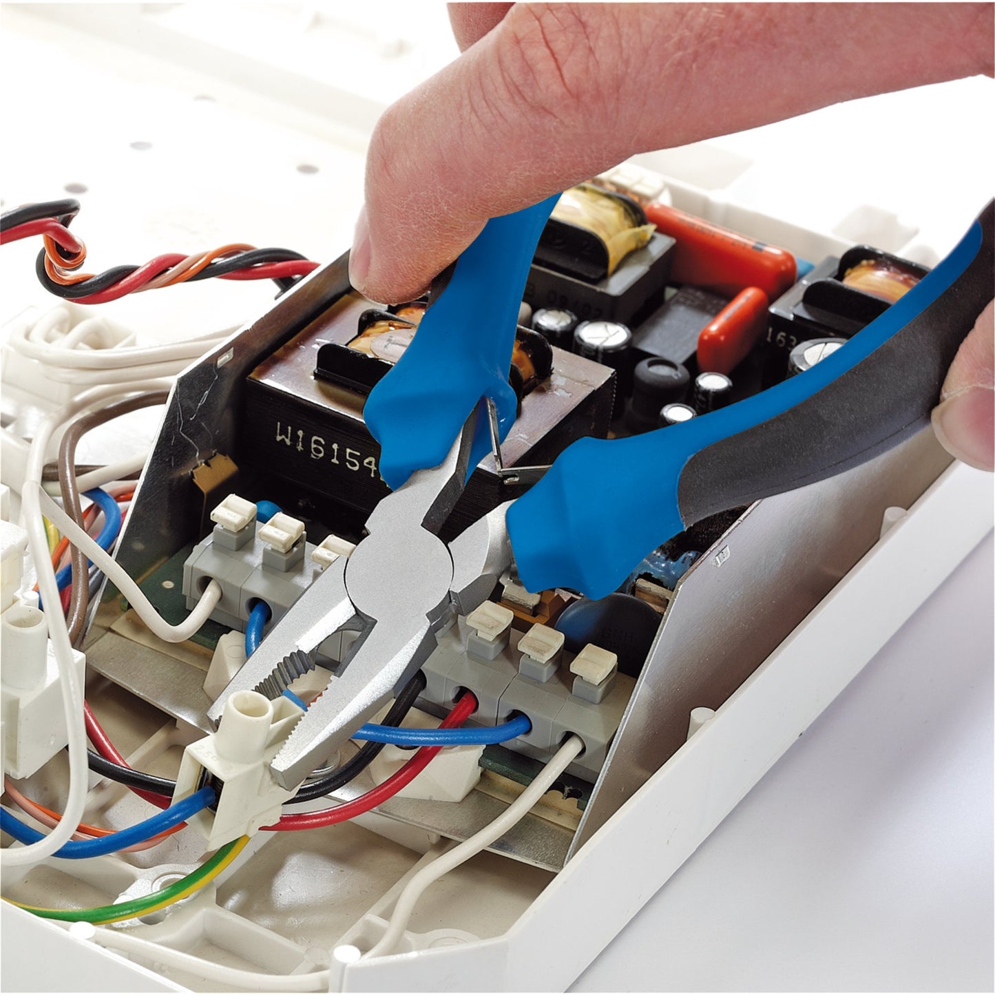 Draper Soft Grip Flat Nose Mini Pliers 115mm double leaf springs 12536