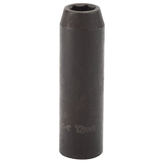 Draper 12mm Deep Impact Socket 1/2" Dr 6 Point Hex Chrome Vanadium Steel 12739