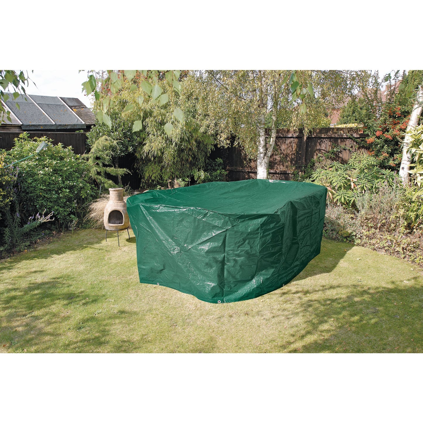 Draper Large Oval Patio Set Cover 2700 x 2200 x 1000mm Polyethylene 12912
