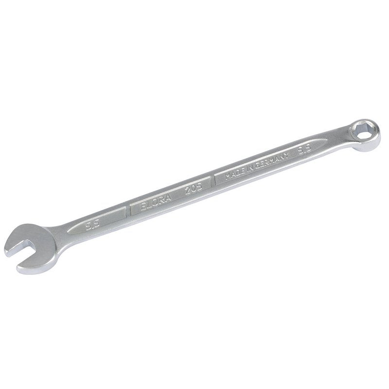 Elora 5.5mm Long Combination Spanner Hexagon Ring And 15° offset jaw 12925