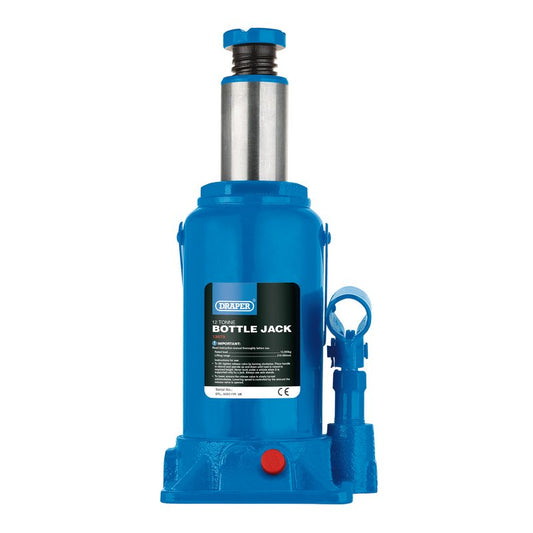 Draper 12 Tonne Hydraulic Bottle Jack Lifting Range 210 to 395mm 13073