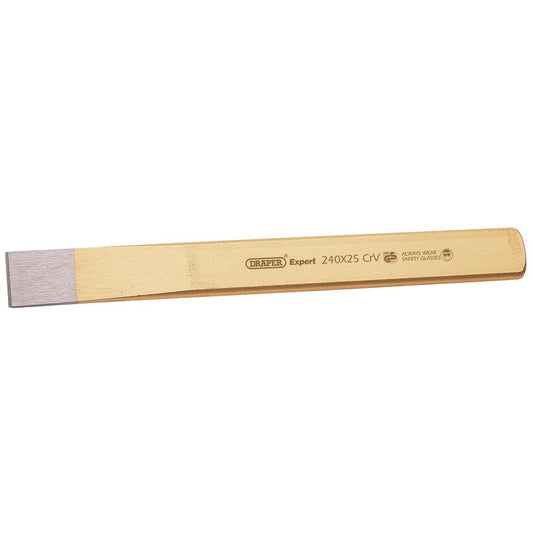 Draper Splitting Chisel 25 x 240mm Accurately Ground Tempered Head 13278