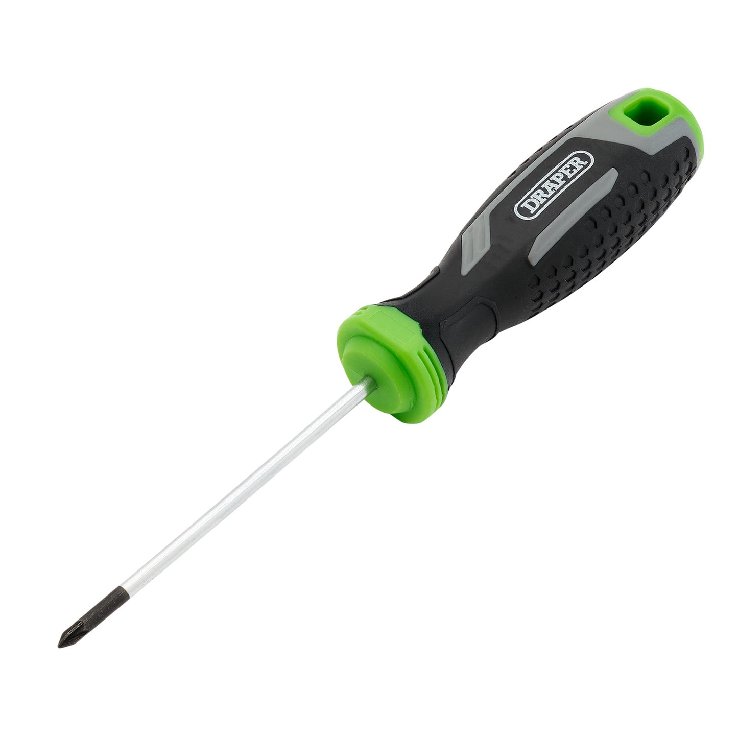 Draper Pozi Soft Grip Screwdriver PZ0 x 75mm Magnetic Tip 13369