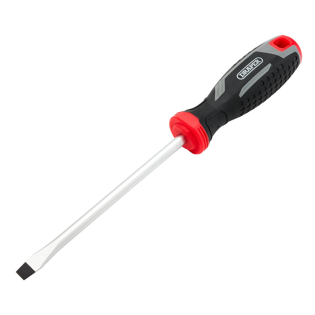 Draper Slotted Soft Grip Screwdriver SL8 x 150mm Magnetic Tip 13392