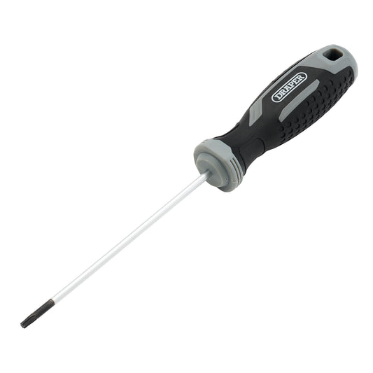 Draper Torx Star Soft Grip Screwdriver T10 x 100mm Magnetic Tip 13396