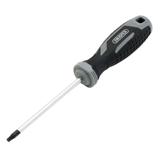 Draper Torx Star Soft Grip Screwdriver T20 x 100mm Magnetic Tip 13402