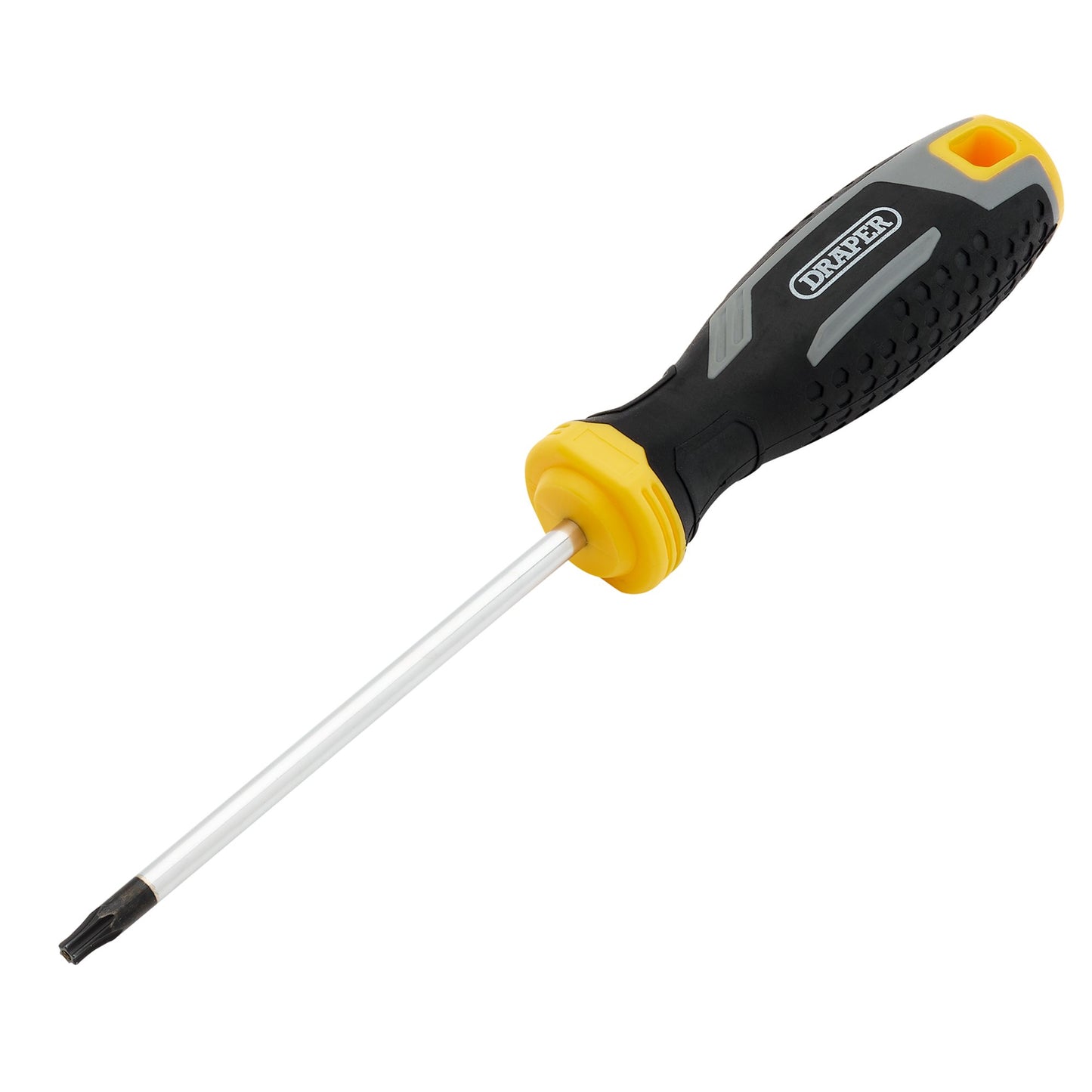 Draper Torx Star Tamperproof Soft Grip Screwdriver T20H x 100mm Magnetic 13410