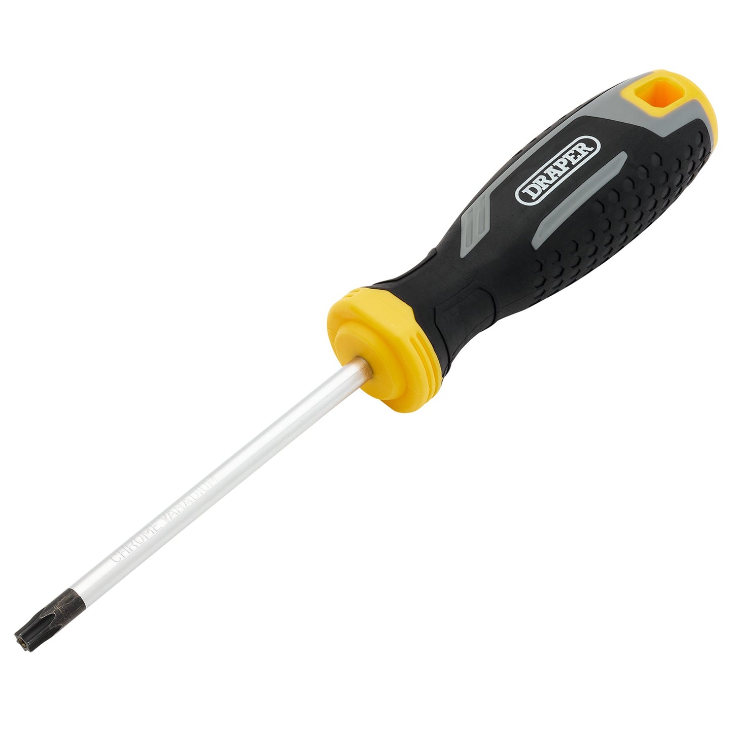 Draper Torx Star Tamperproof Soft Grip Screwdriver T30H x 100mm Magnetic 13424