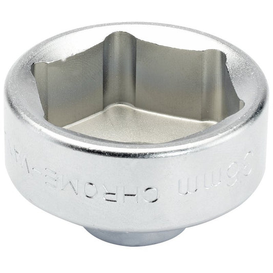 Draper Oil Filter Cap Socket 3/8"D 36mm For Paper Cartridge Filters 13449