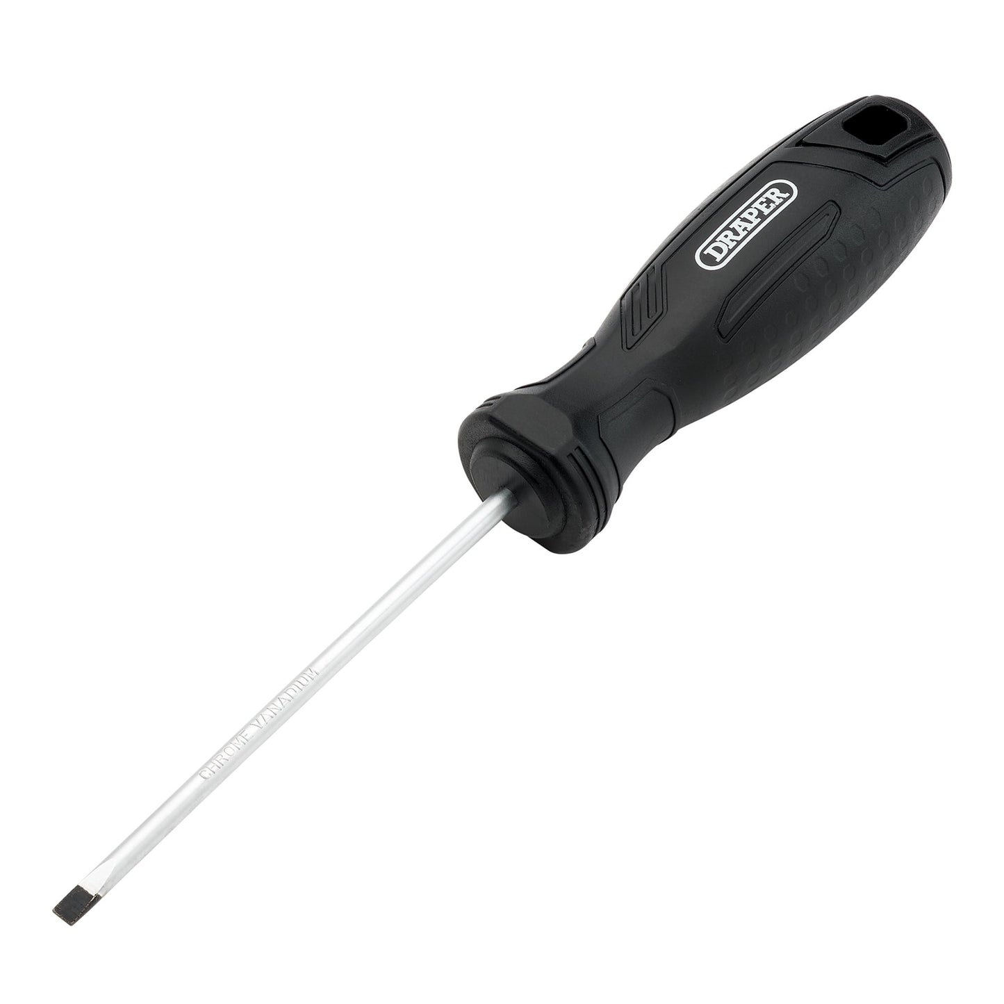Draper Slotted Parallel Hard Grip Screwdriver 4.0 x 100mm Magnetic Tip 13535