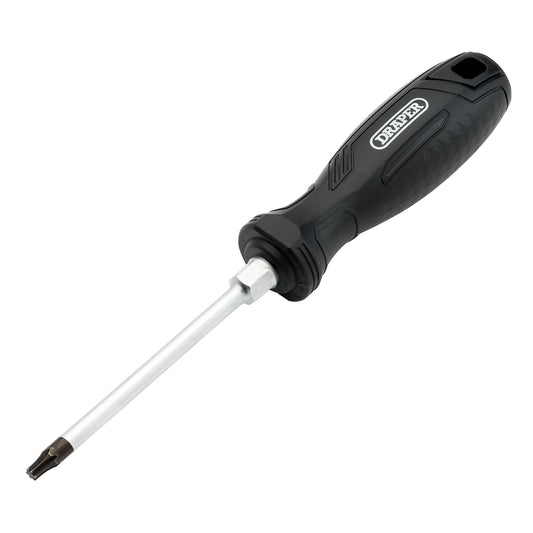 Draper Torx Star Hard Grip Screwdriver T25 x 100mm Magnetic Tip 13565