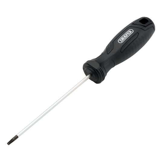 Draper Torx Star Tamperproof Hard Grip Screwdriver T10H x 100mm Magnetic 13569