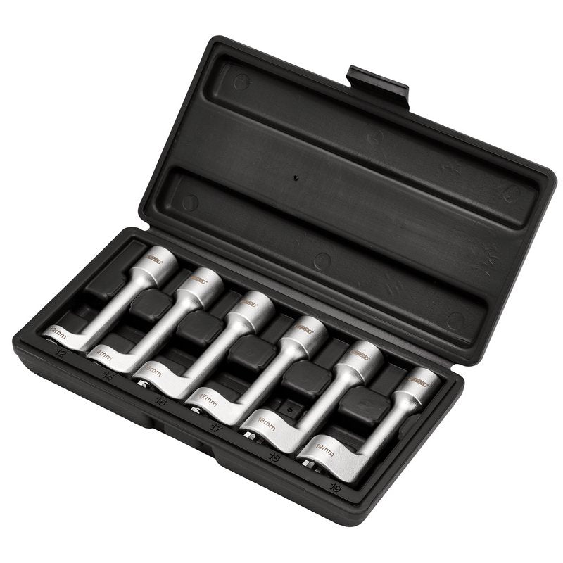 Draper Diesel Injector Line Socket Set 1/2"D 6 Pc 12, 14, 16, 17, 18, 19mm 13603