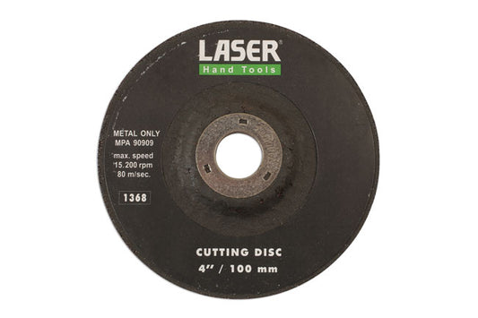 Laser Tools 1368 Cutting Discs 100mm 2pc