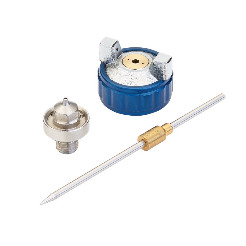 Draper Spray Gun Spare 0.8mm Nozzle Needle and Cap Set for 09708 & 09709 - 13836