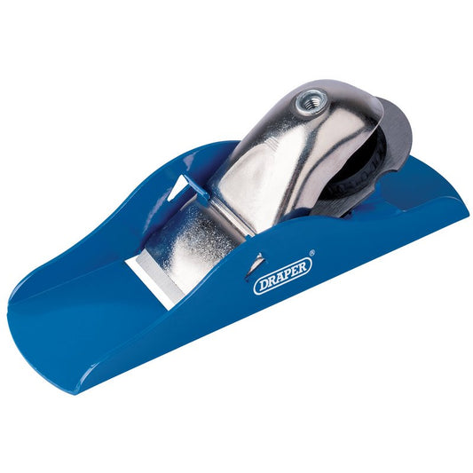 Draper Block Plane 160mm Steel Body With A High Carbon Steel Iron 13874